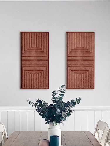 Veichin Farmhouse Wall Decor Living Room, Wooden Wall Art Indoor Décor for Modern Vintage Home Decoration, Ideal for Bedroom Dining Room (31.5" x 15.7" Rectangle)